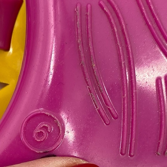 Jack Rogers Bella Jelly Pink Floral sandals thongs size 6 - Picture 6 of 9